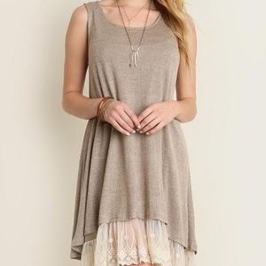 Comfortable Sleeveless Lace spring Sun Dress